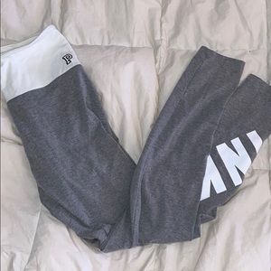 Victoria Secret (Pink) Grey and White Yoga Legging